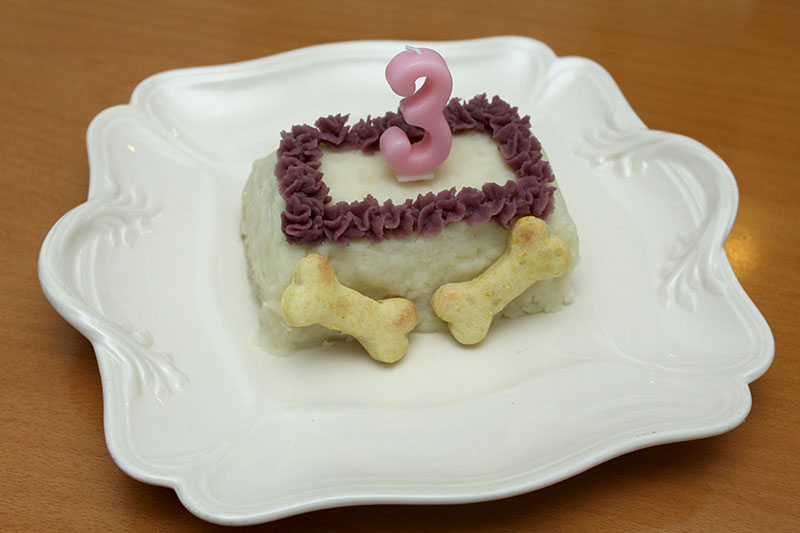 3歳の誕生ケーキ