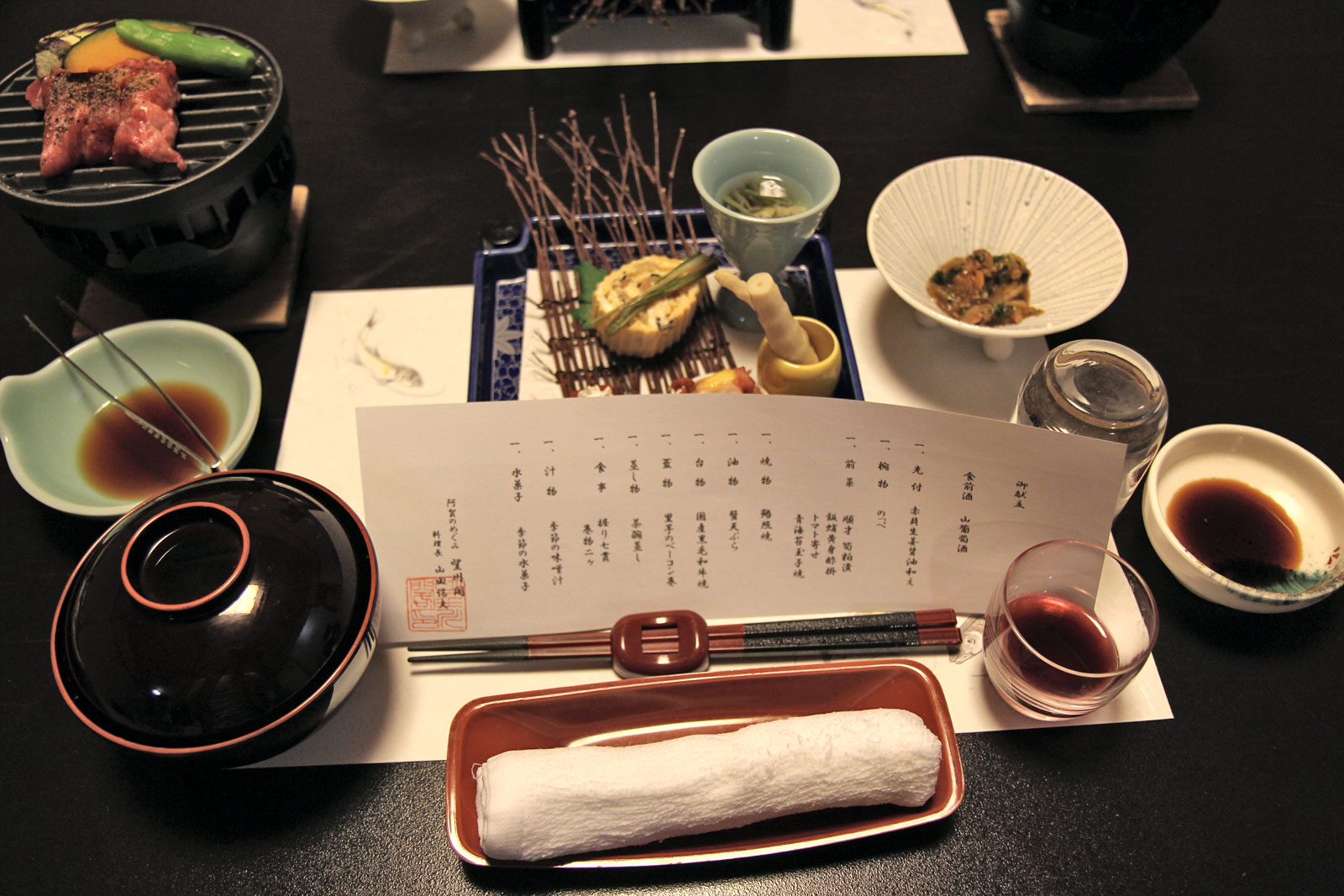 望川閣の夕食