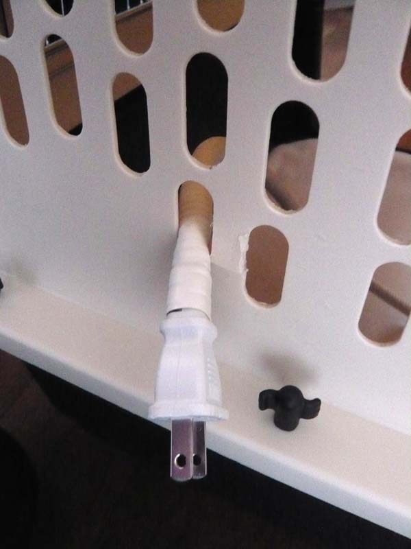 プラグを通せるようになった