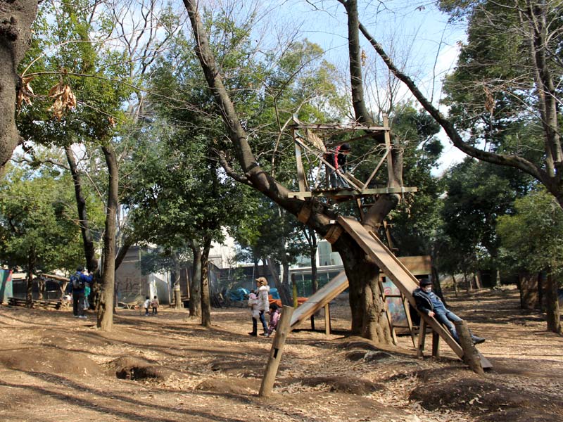 羽根木公園の遊び場