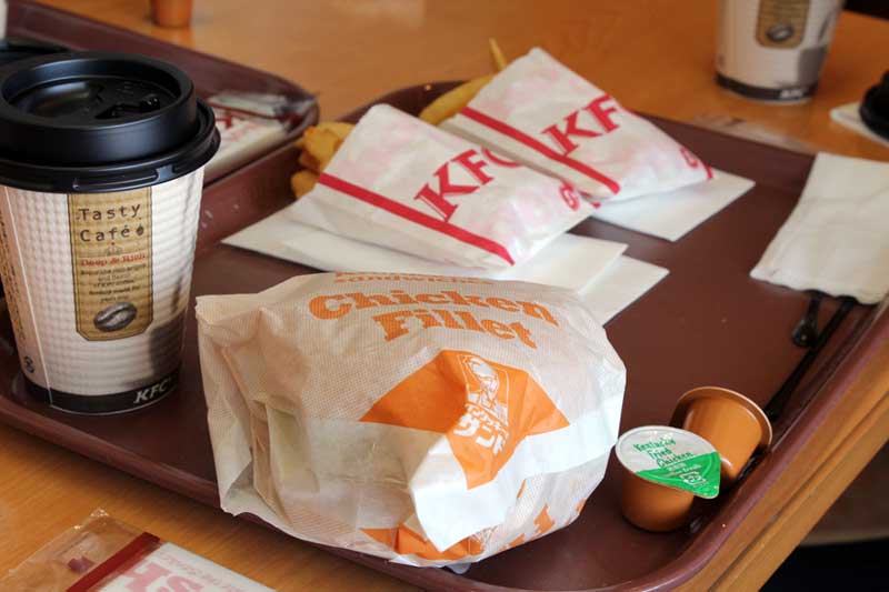 栃木IC近くのKFC