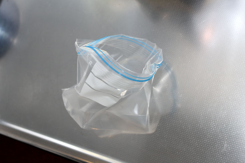 入れ口をひっくり返して
