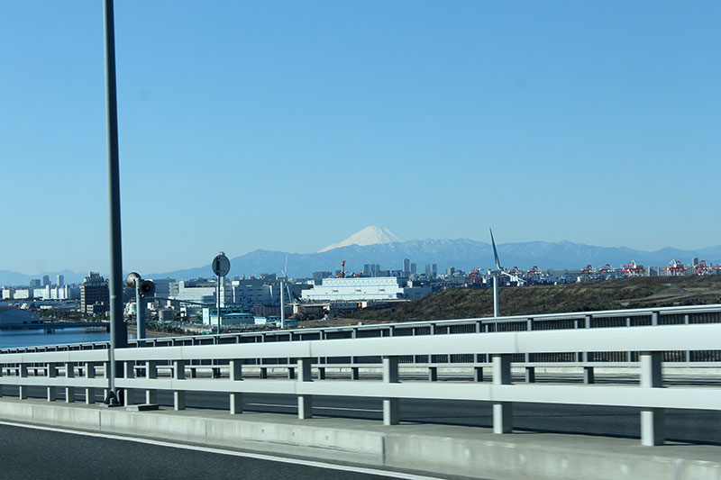 青空と富士山