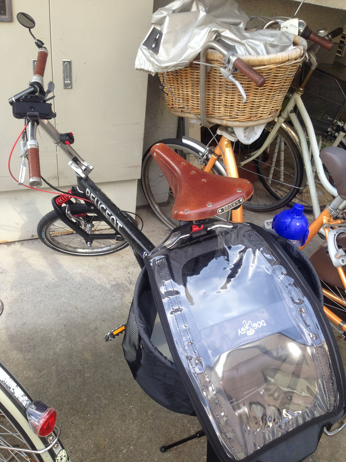 自転車に装着