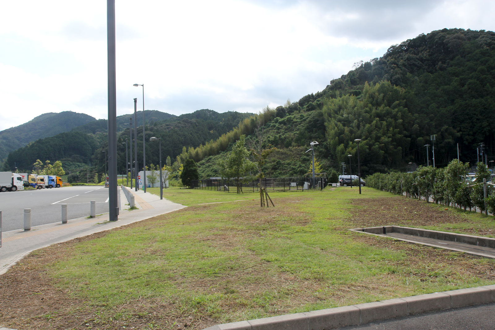 静岡SAのドッグラン