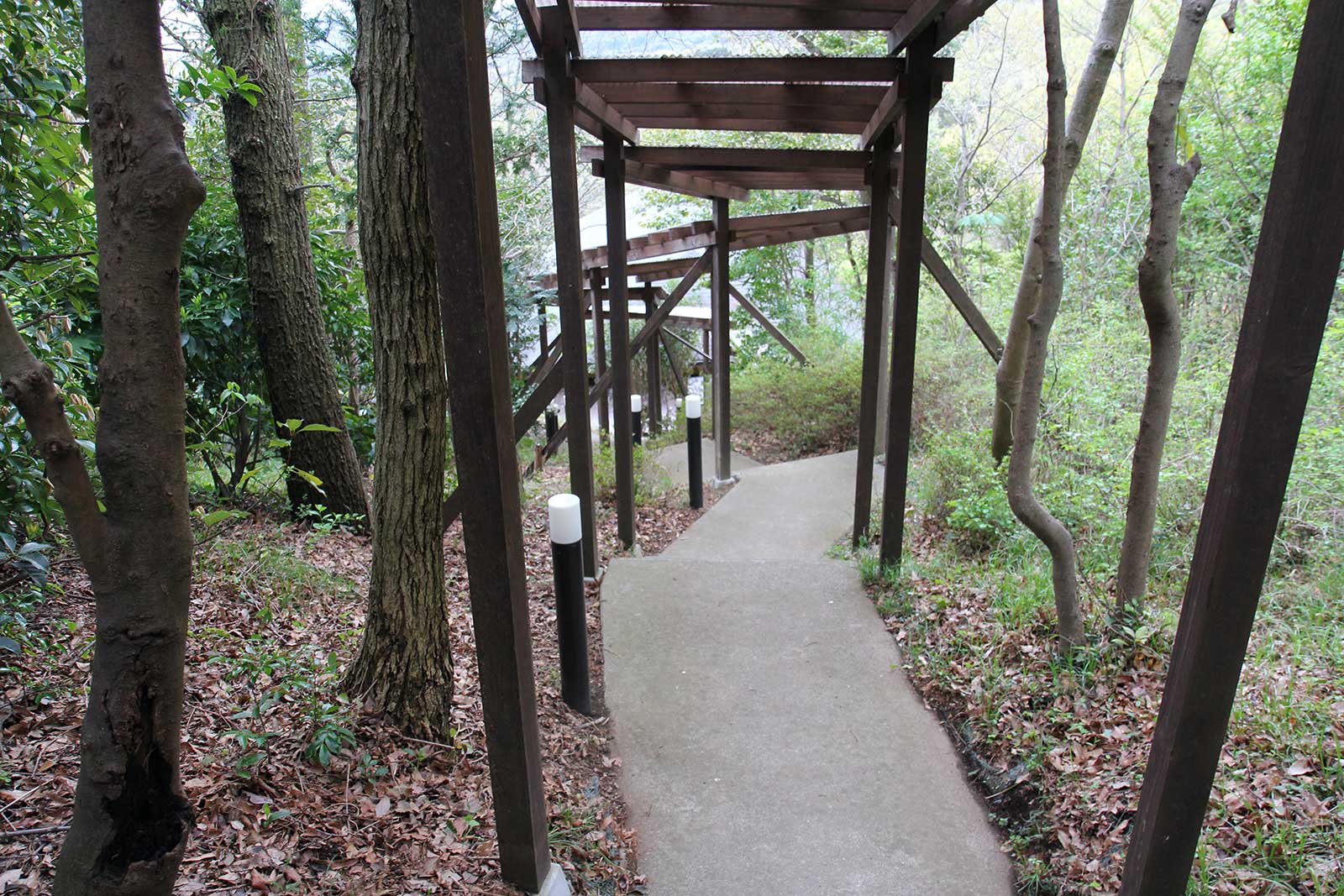 母屋への通路